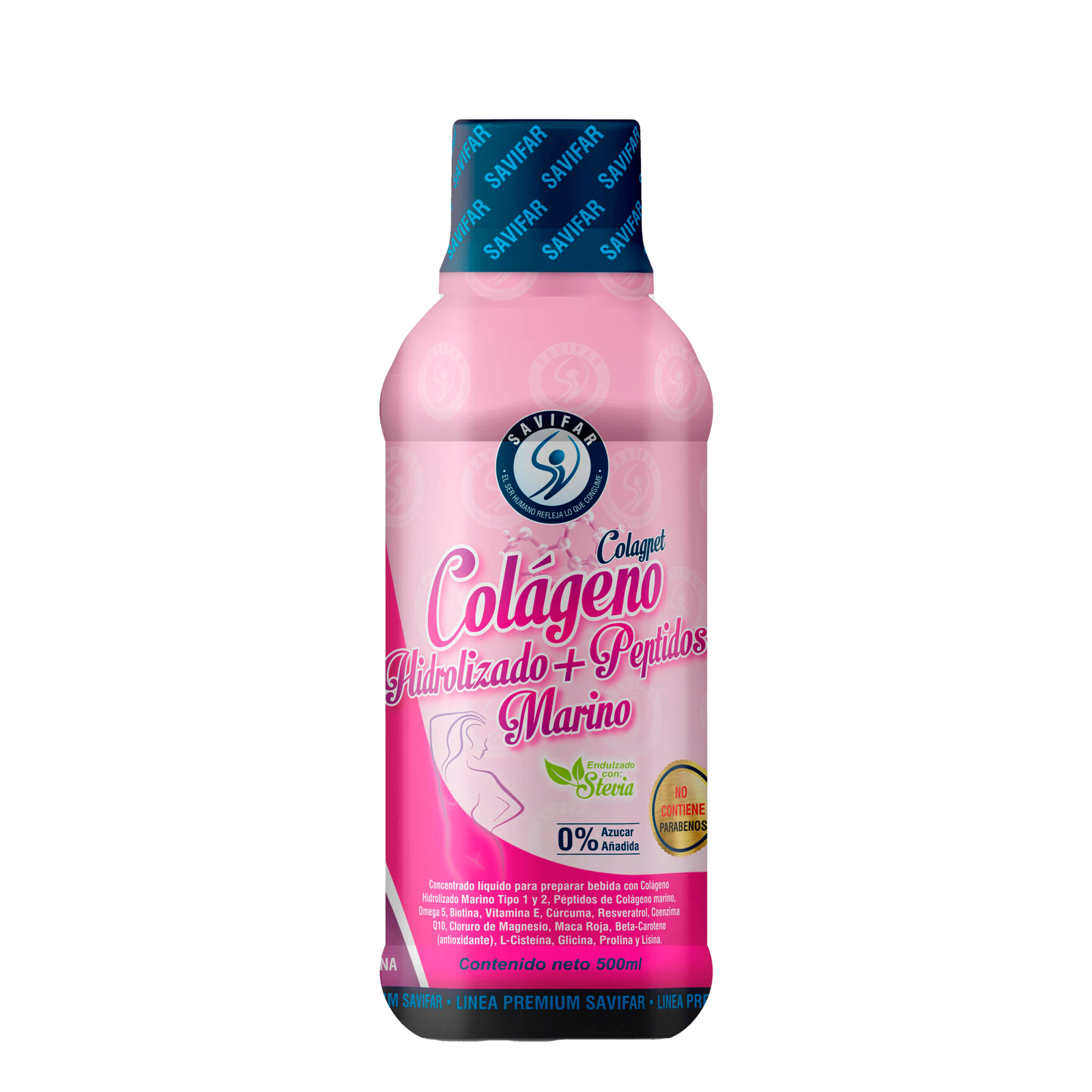 COLÁGENO HIDROLIZADO + PEPTIDOS MARINOS LIQUIDO 500ml