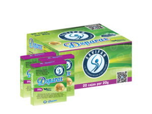 DSPARAX ADULTO EN CAJA de 20 CAJITAS c/u DE 20 gr.