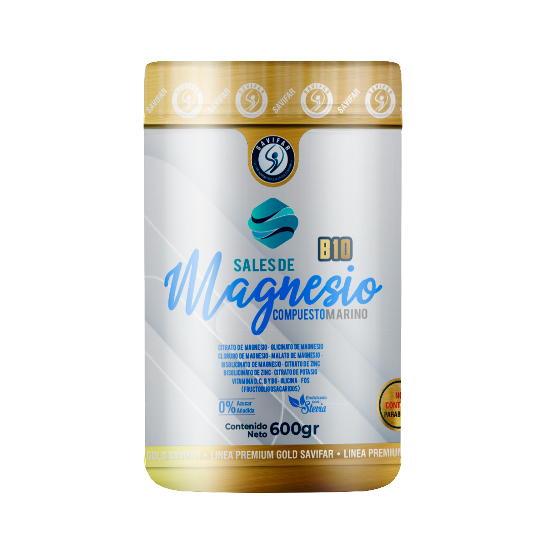 SALES DE MAGNESIO MARINO (B10 ) TARRO 500gr