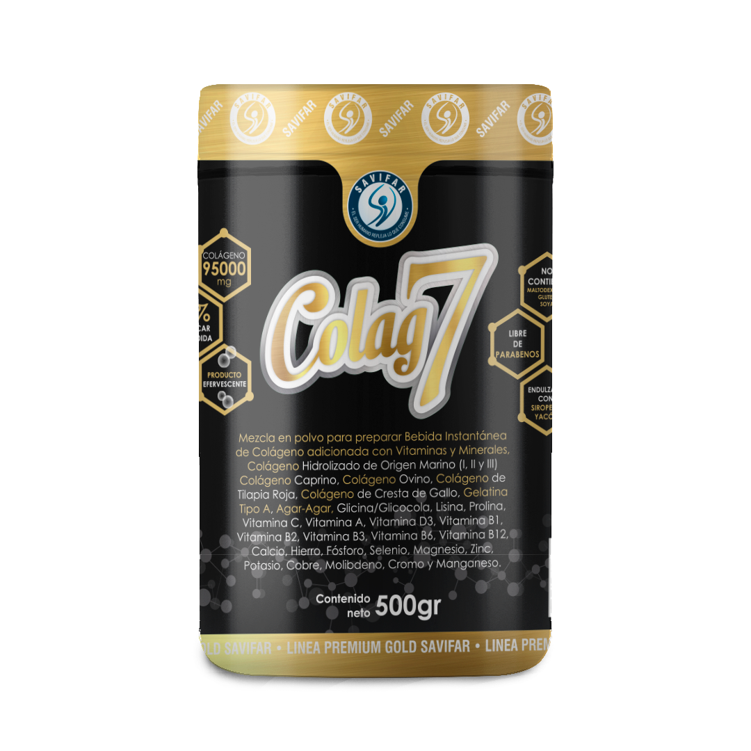 COLAG7 - COLAGENO 7 COMPUESTOS TARRO DE 500gr.
